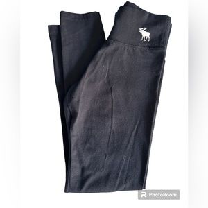 Abercrombie kids black full length leggings